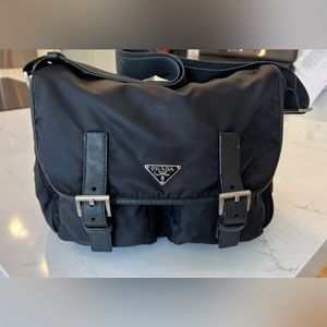 Authentic vintage Prada messenger bag